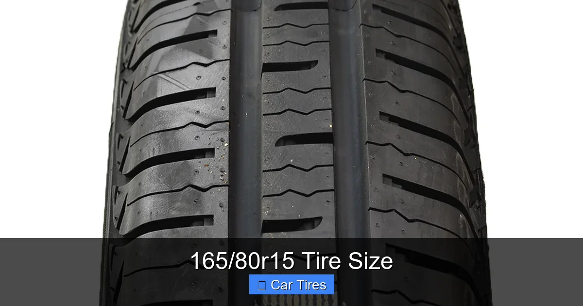 165/80r15 Tire Size