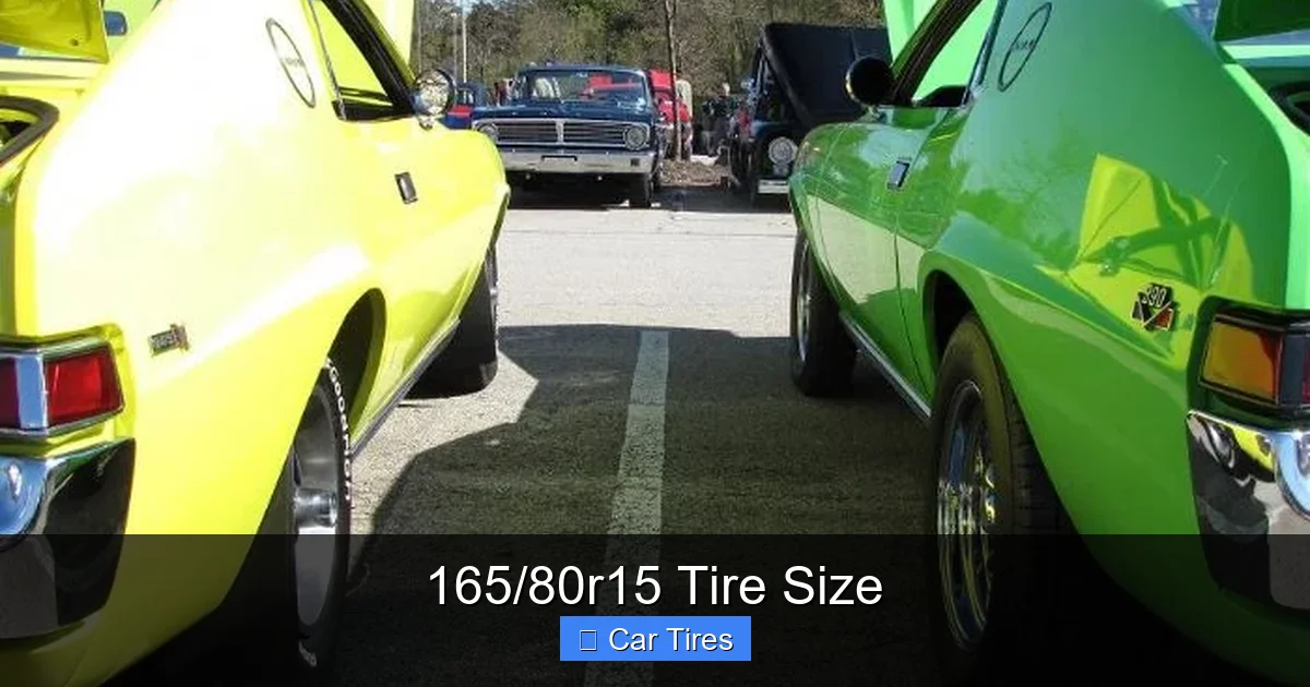 165/80r15 Tire Size