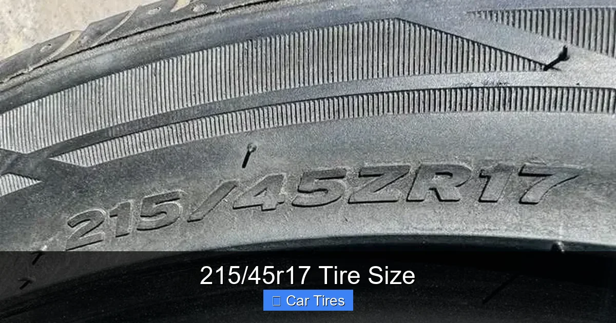 215/45r17 Tire Size
