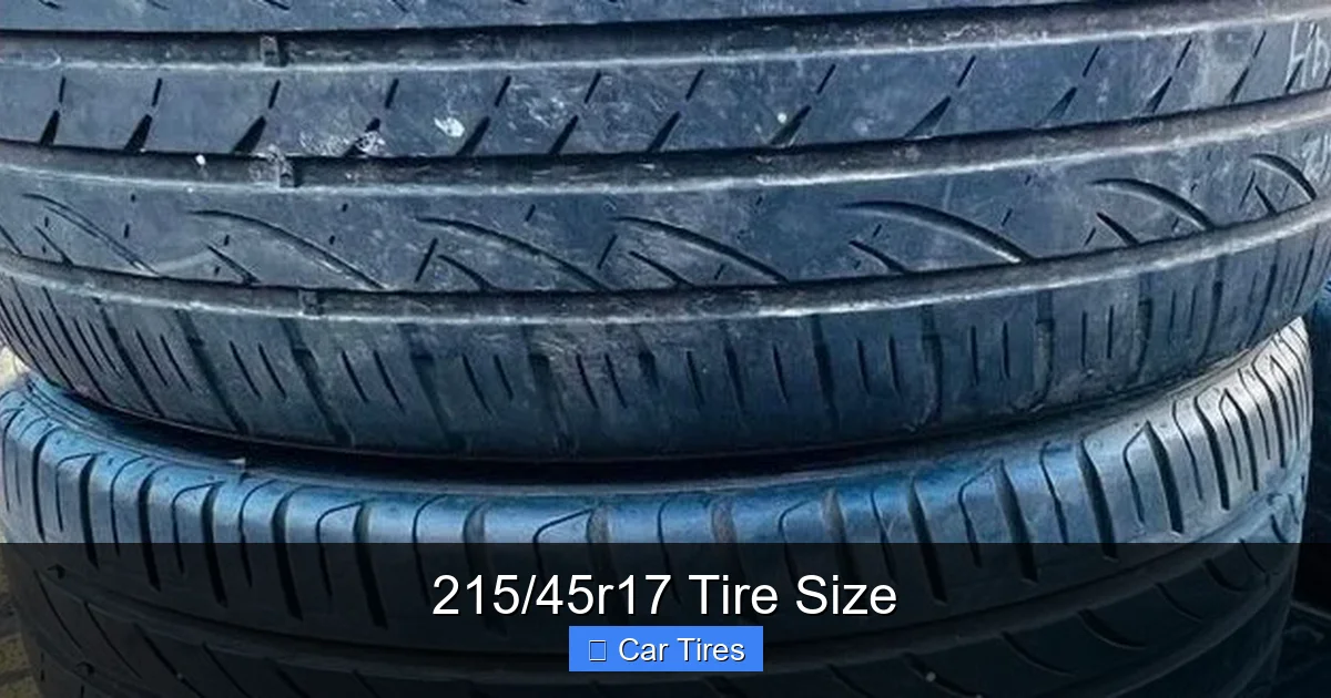 215/45r17 Tire Size