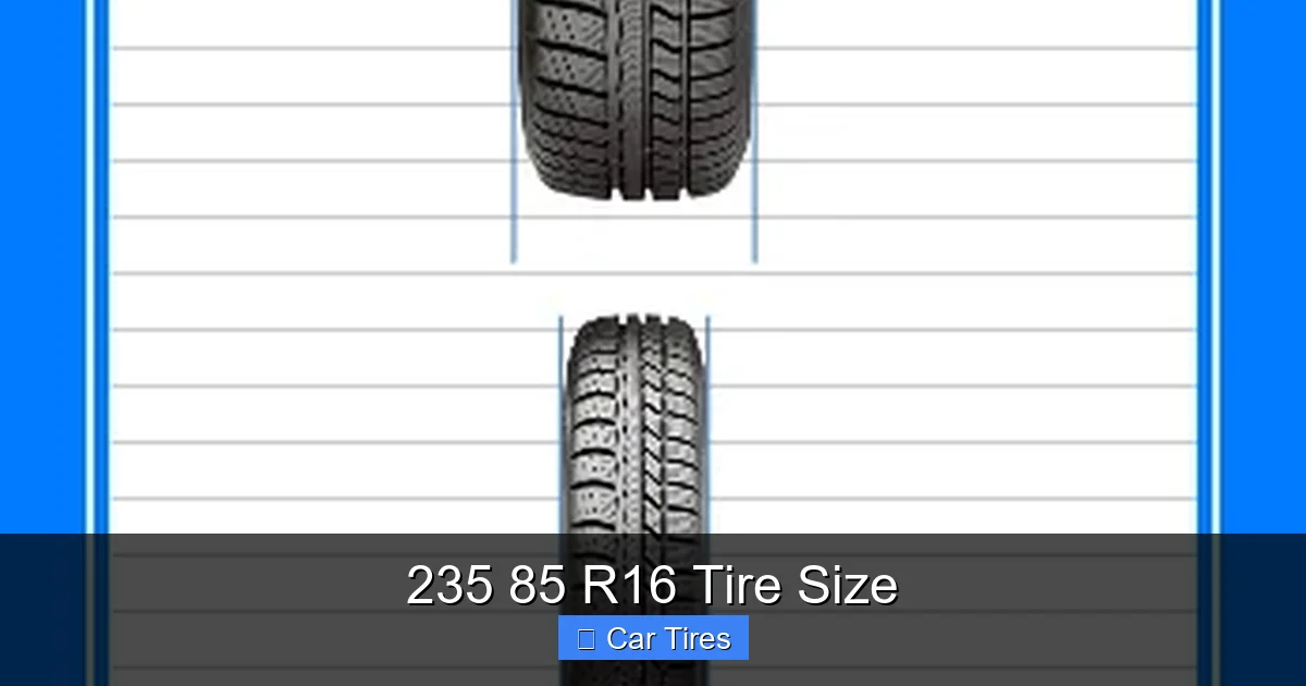 235 85 R16 Tire Size
