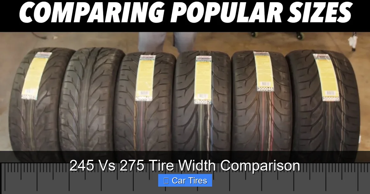 245 Vs 275 Tire Width Comparison