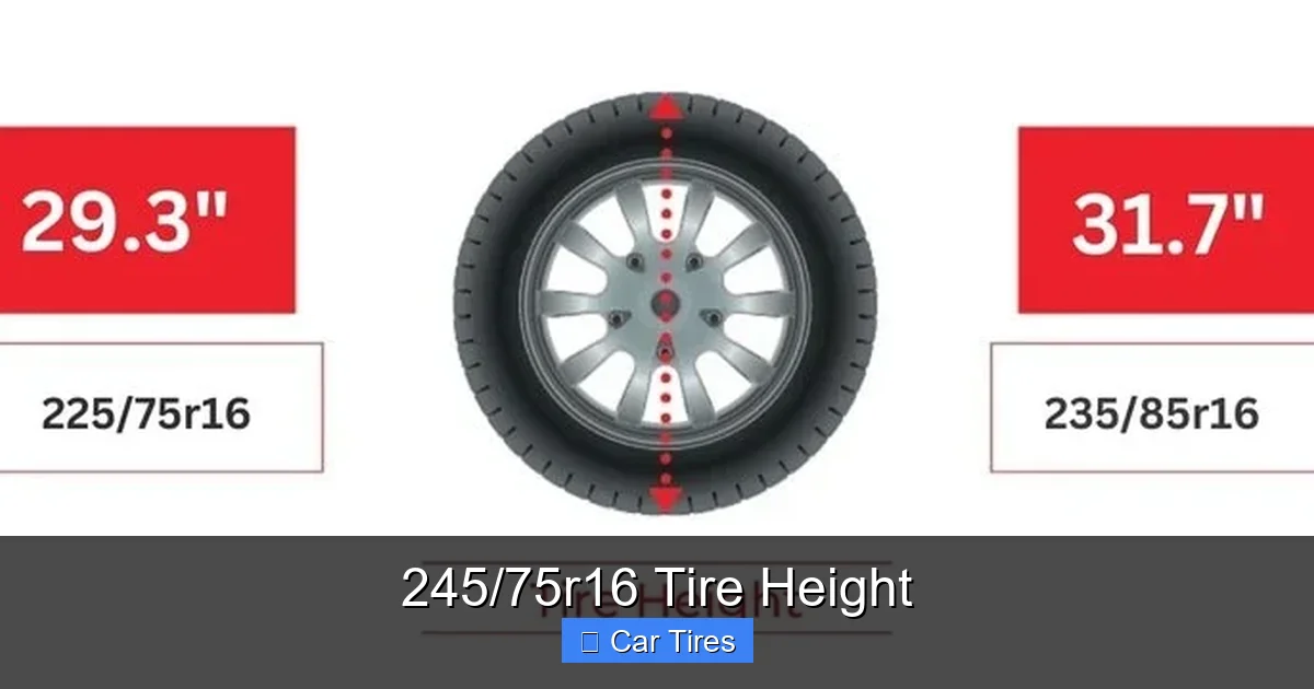 245/75r16 Tire Height
