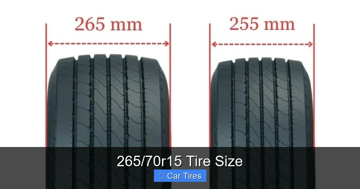 265/70r15 Tire Size