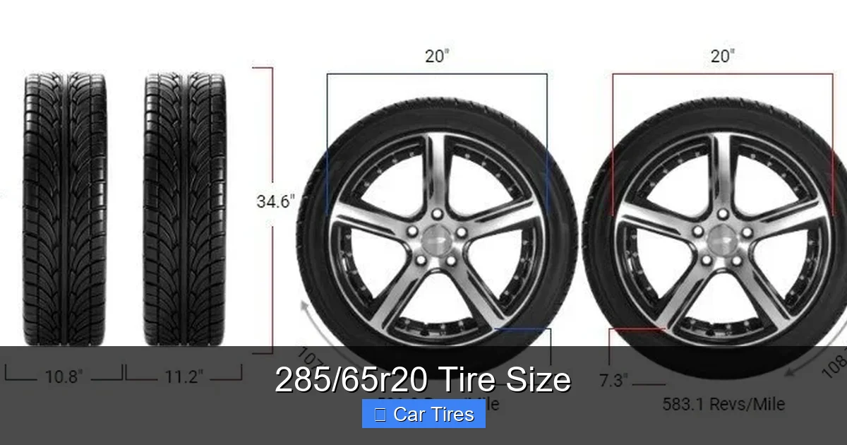 285/65r20 Tire Size