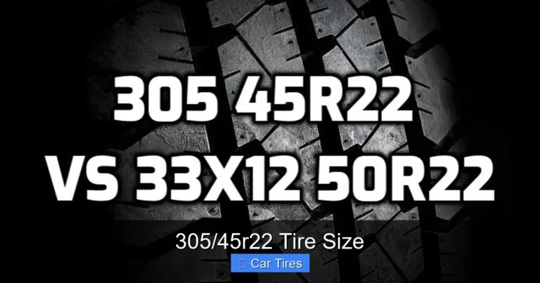 305/45r22 Tire Size