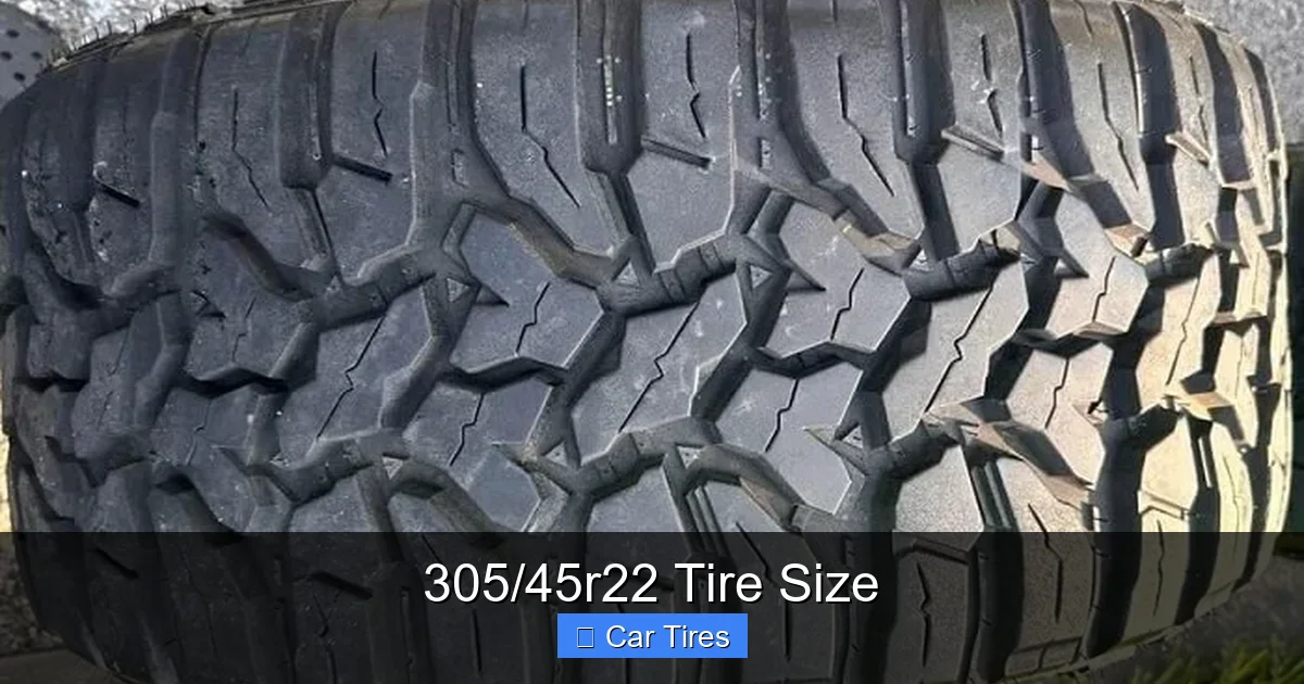 305/45r22 Tire Size