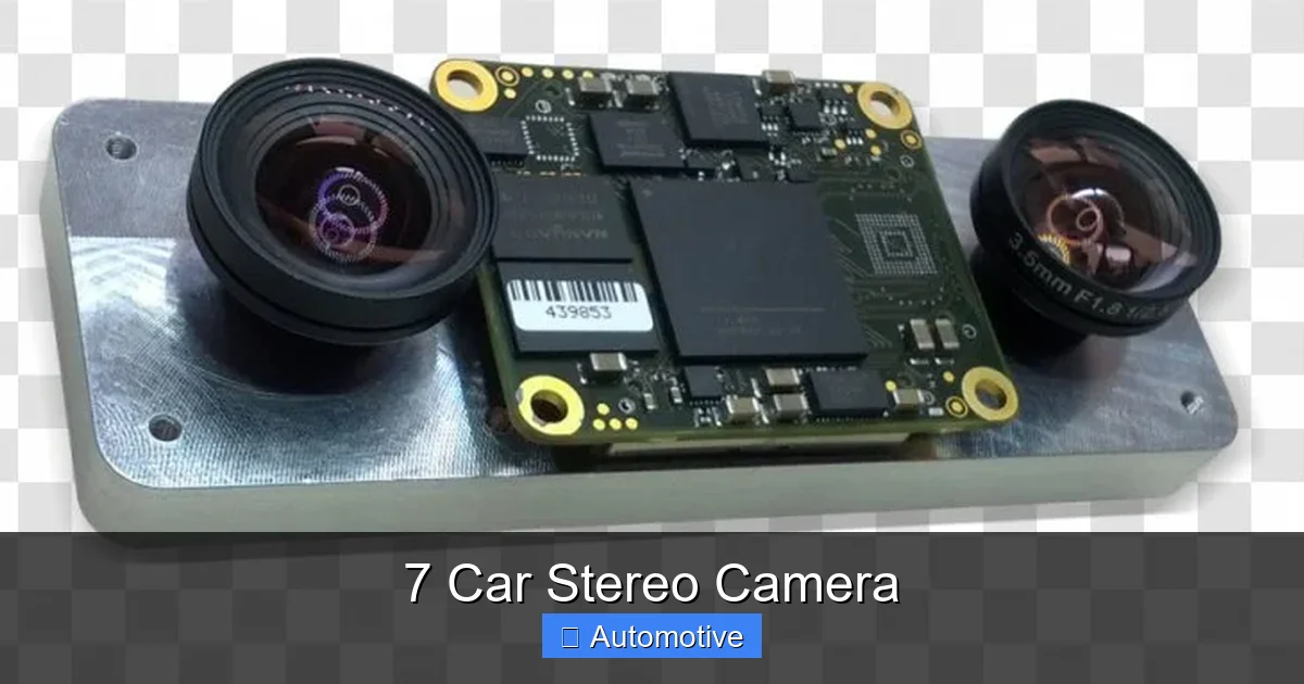 7 Car Stereo Camera