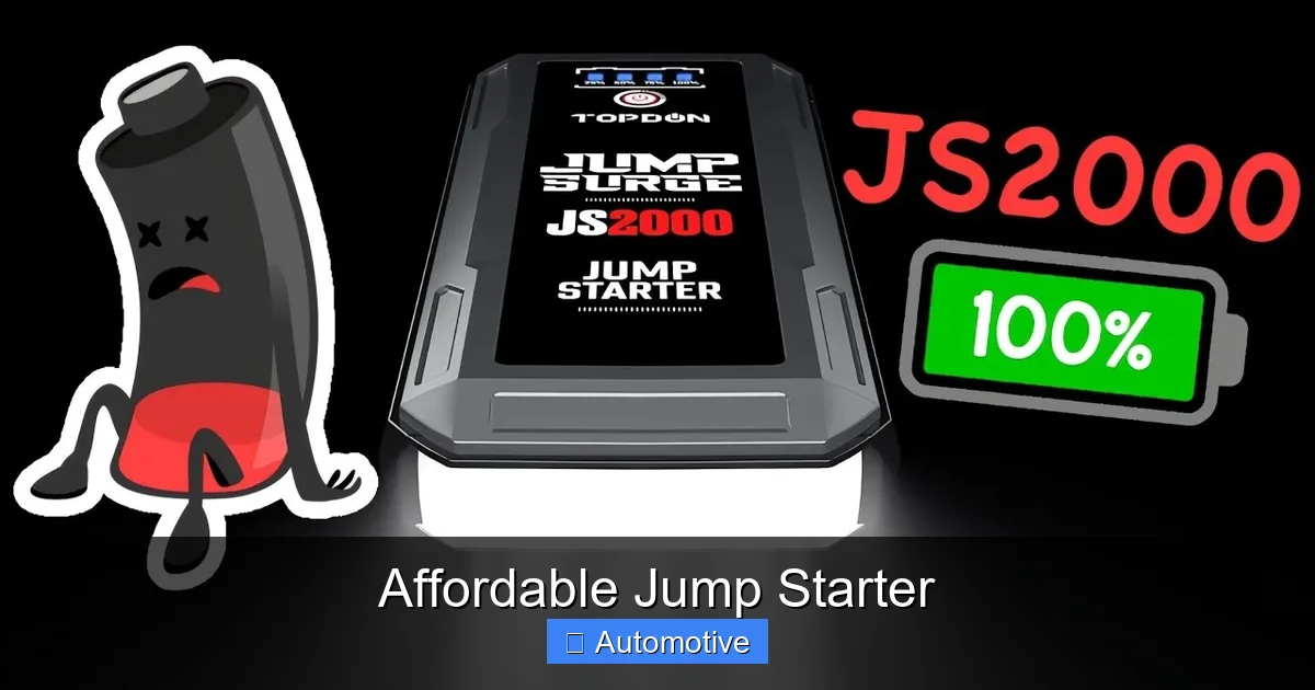Affordable Jump Starter