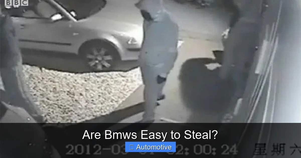 Are Bmws Easy to Steal?