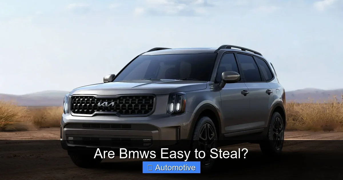 Are Bmws Easy to Steal?