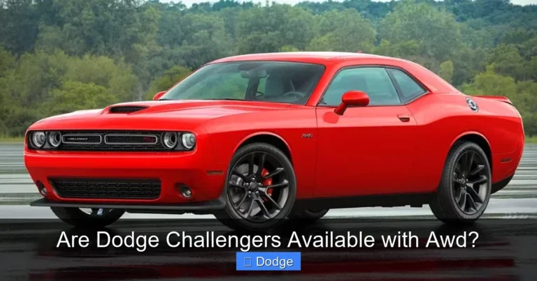 Are Dodge Challengers Available with Awd?