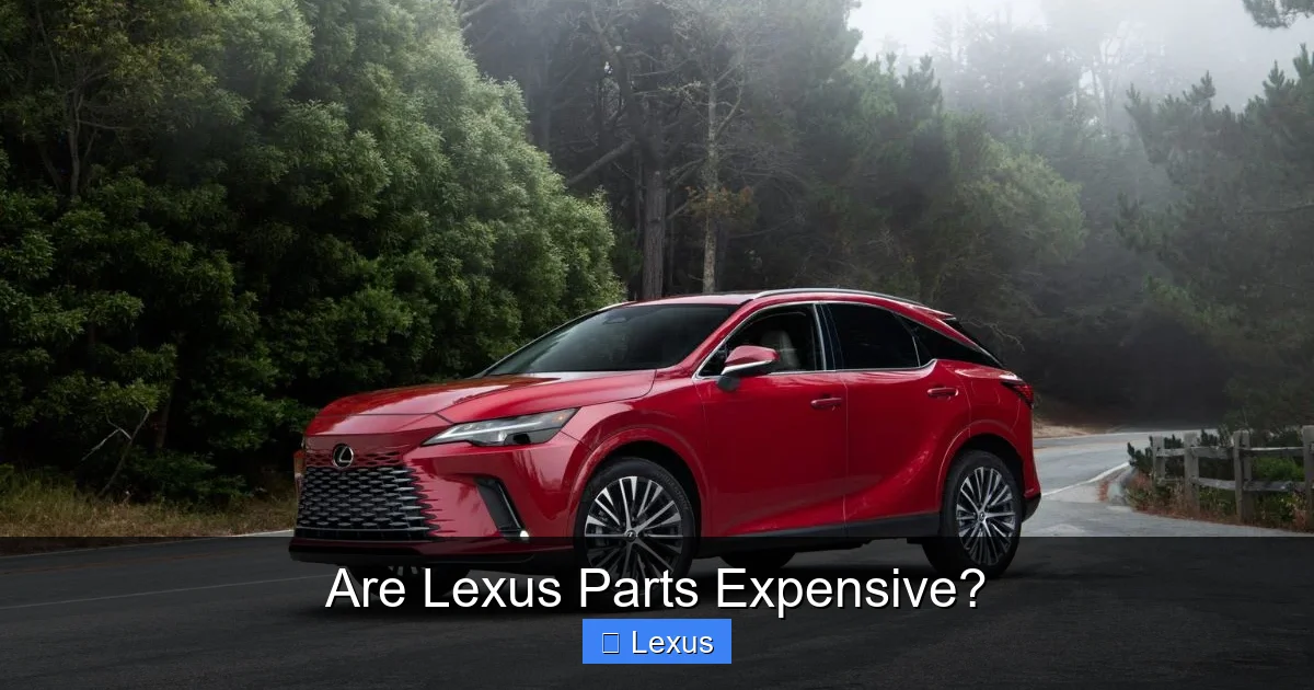Are Lexus Parts Expensive?