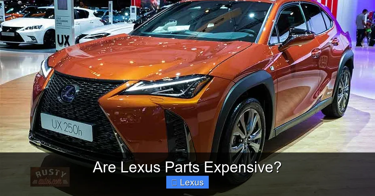 Are Lexus Parts Expensive?