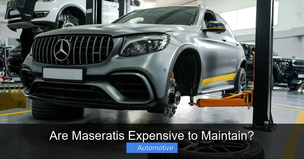 Are Maseratis Expensive to Maintain?