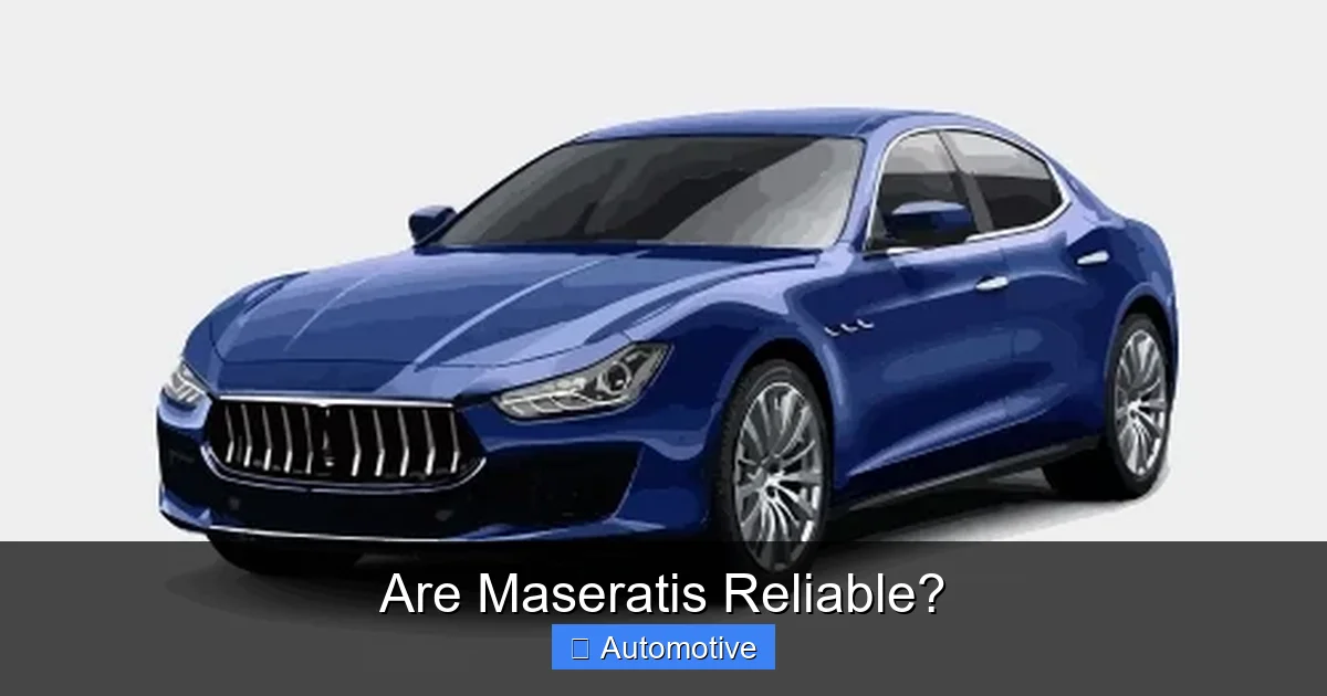 Are Maseratis Reliable?