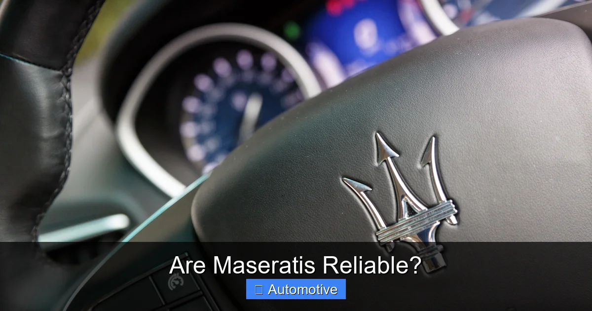 Are Maseratis Reliable?