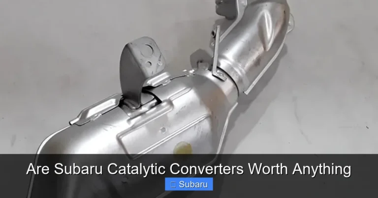 Are Subaru Catalytic Converters Worth Anything