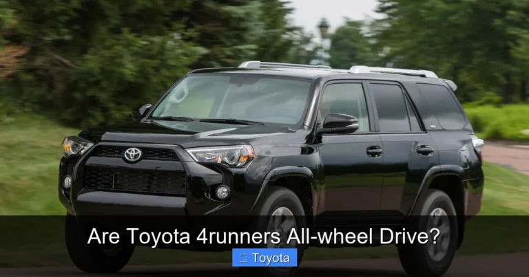 Are Toyota 4runners All-wheel Drive?