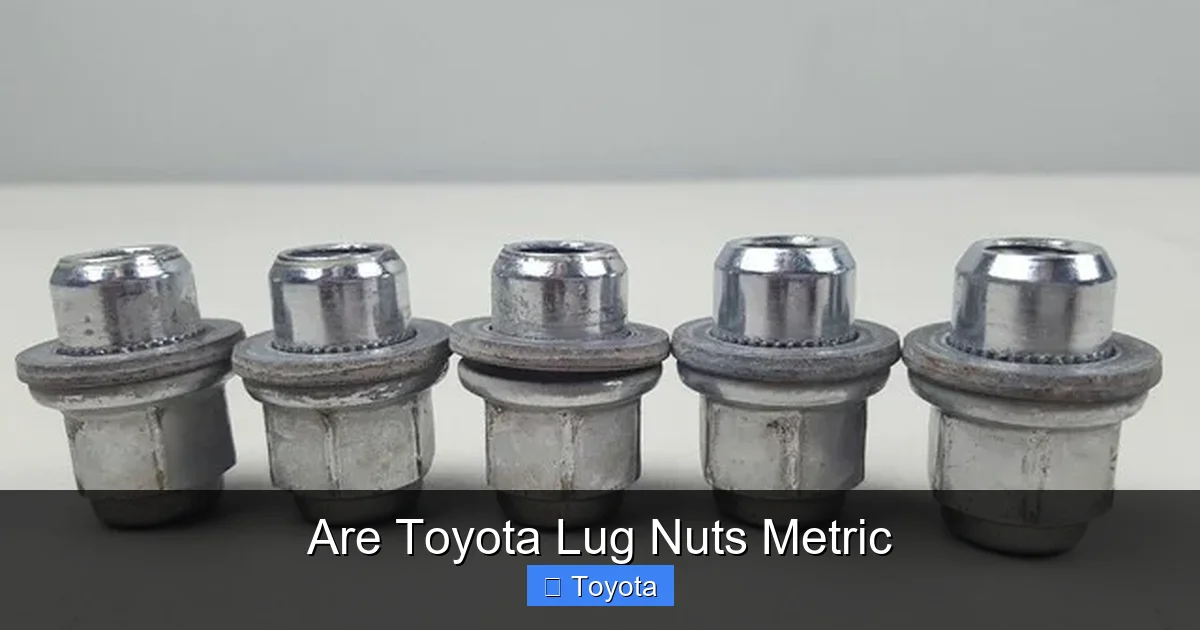 Are Toyota Lug Nuts Metric