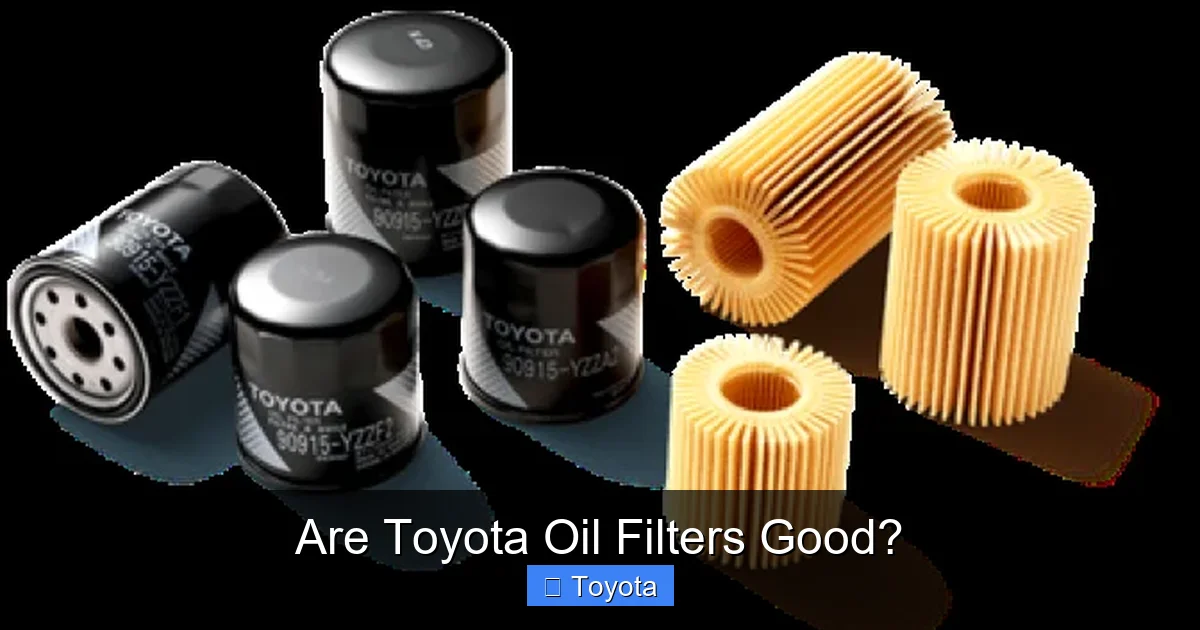 Are Toyota Oil Filters Good?