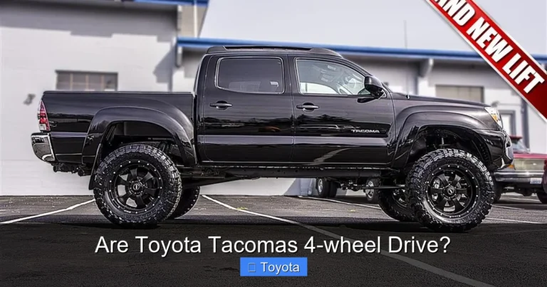 Are Toyota Tacomas 4-wheel Drive?