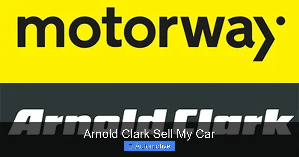 Arnold Clark Sell My Car