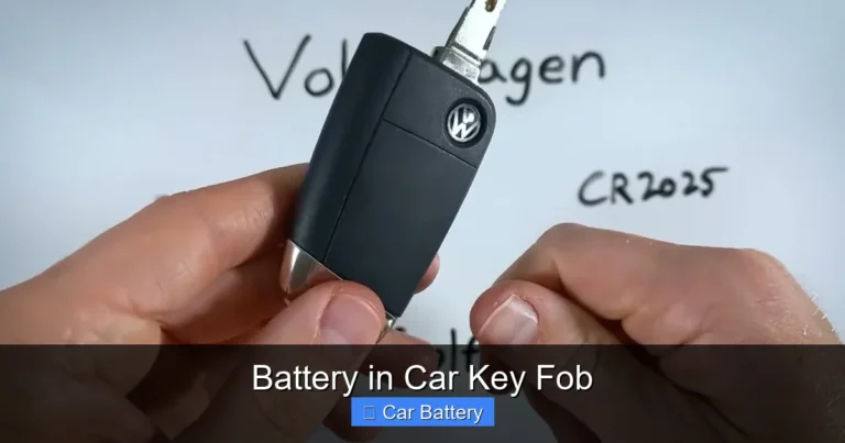 Battery in Car Key Fob