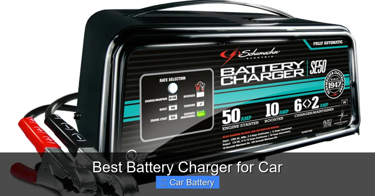Best Battery Charger for Car