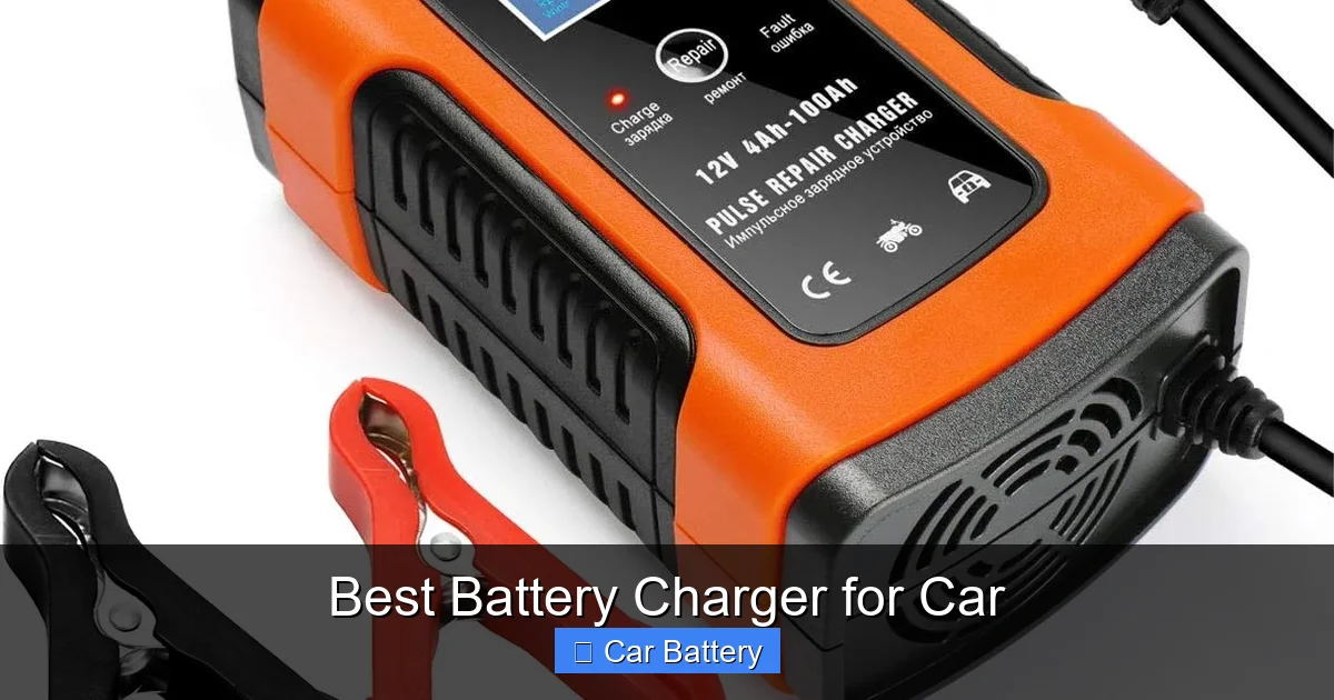 Best Battery Charger for Car
