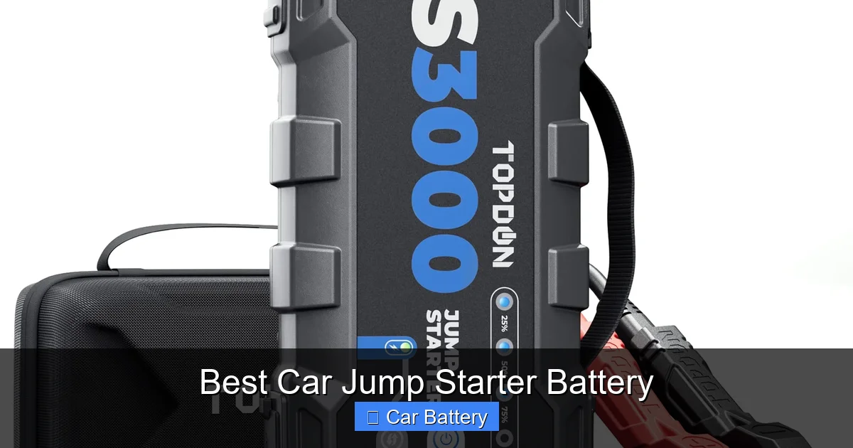 Best Car Jump Starter Battery