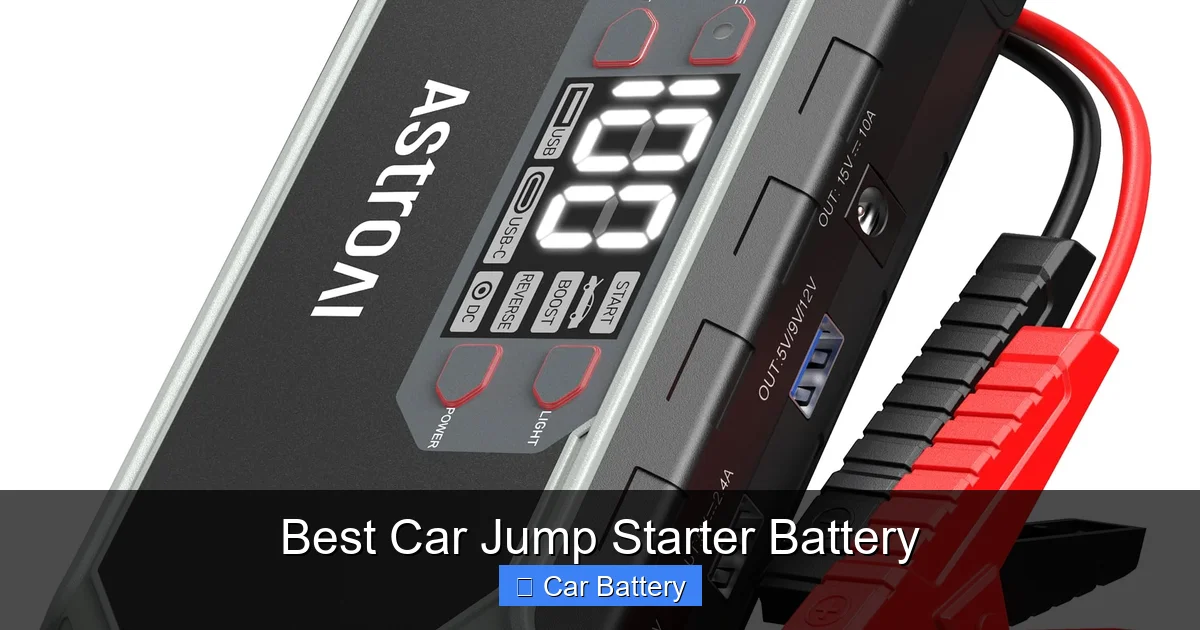 Best Car Jump Starter Battery