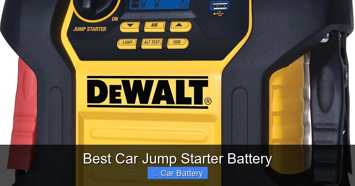 Best Car Jump Starter Battery