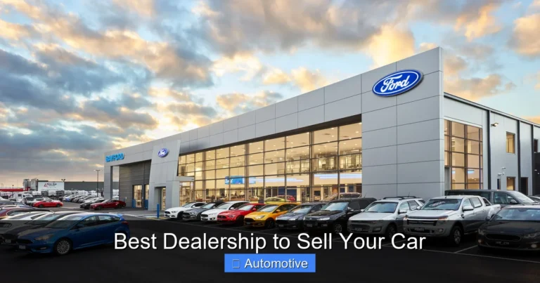 Best Dealership to Sell Your Car