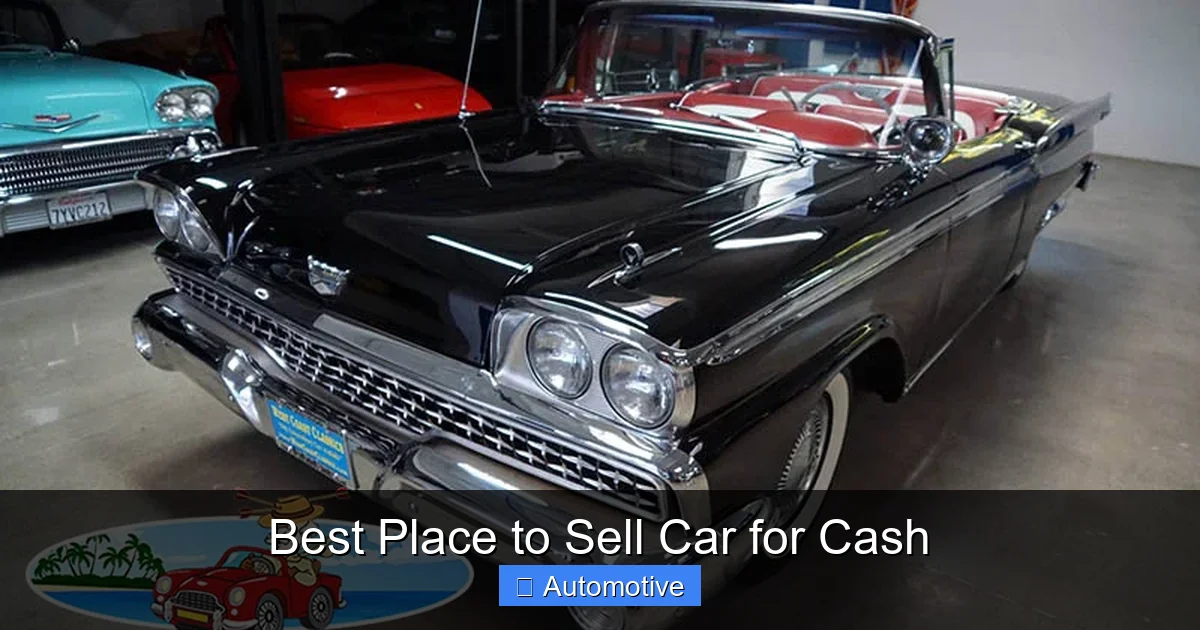 Best Place to Sell Car for Cash