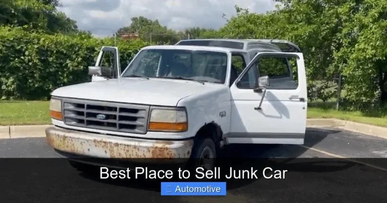 Best Place to Sell Junk Car