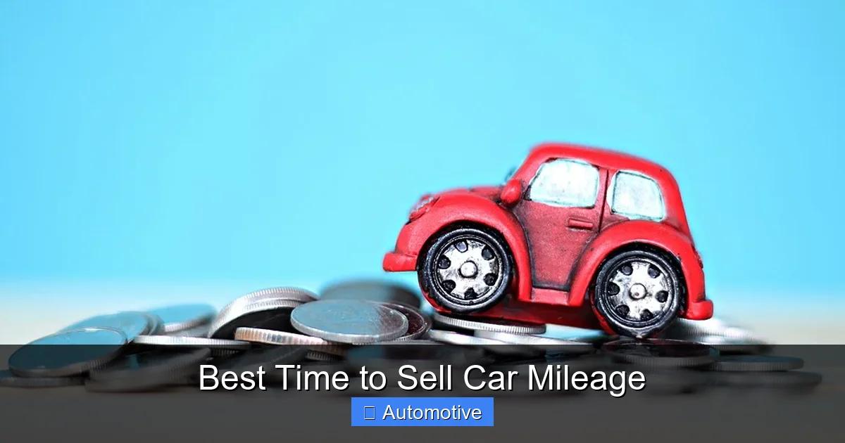 Best Time to Sell Car Mileage
