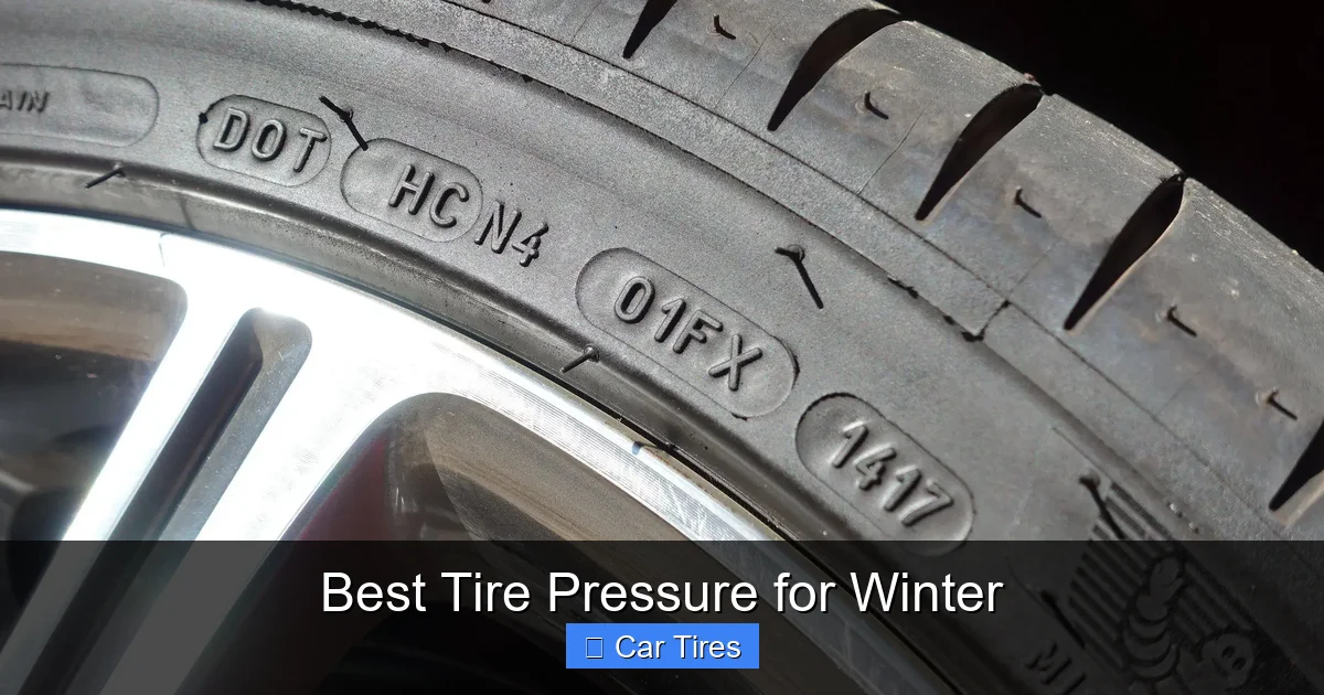 Best Tire Pressure for Winter