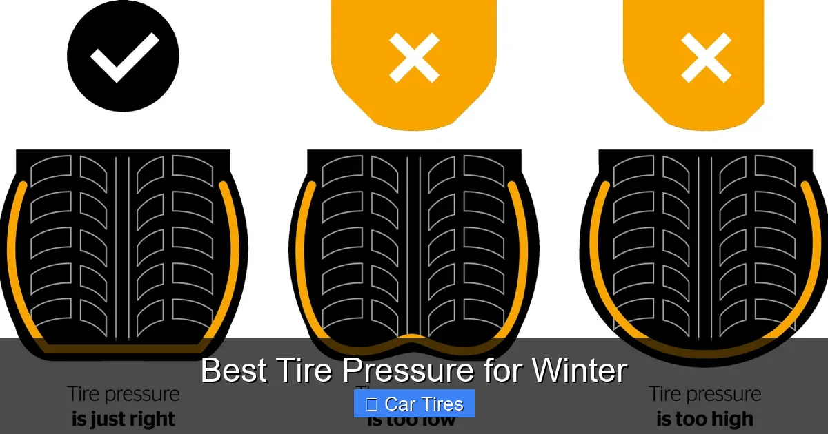 Best Tire Pressure for Winter