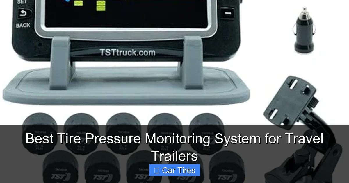 Best Tire Pressure Monitoring System for Travel Trailers