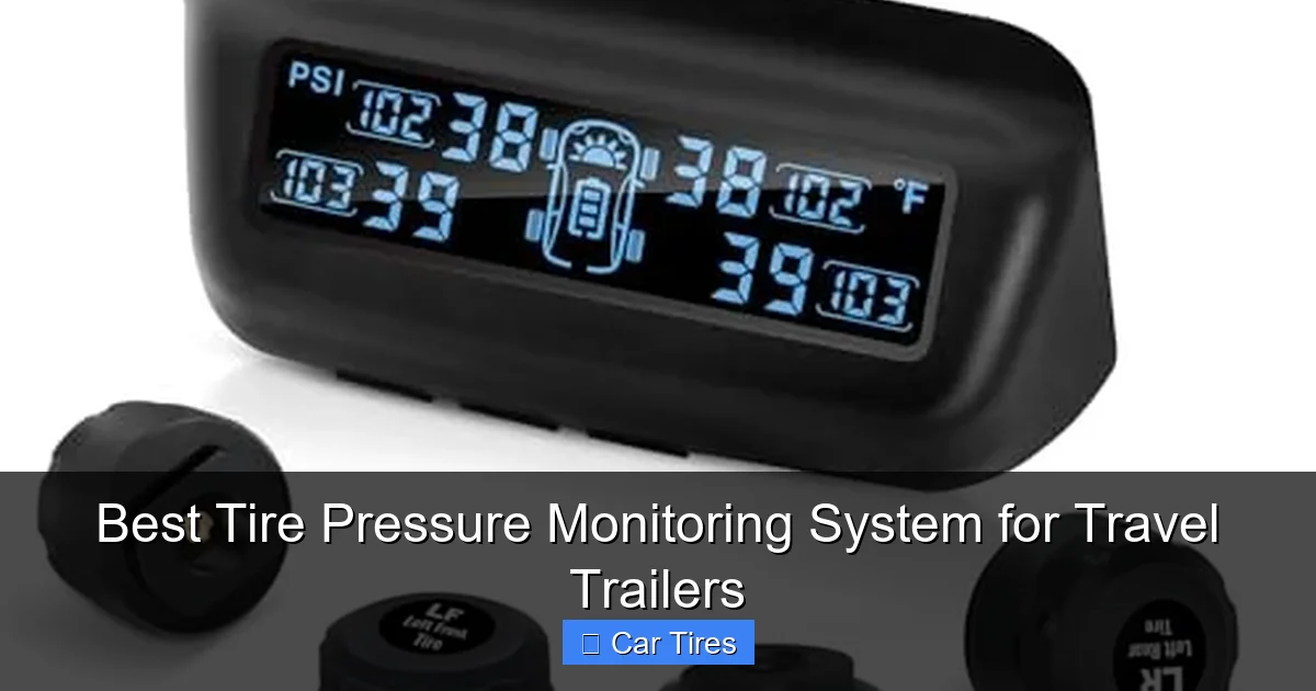 Best Tire Pressure Monitoring System for Travel Trailers
