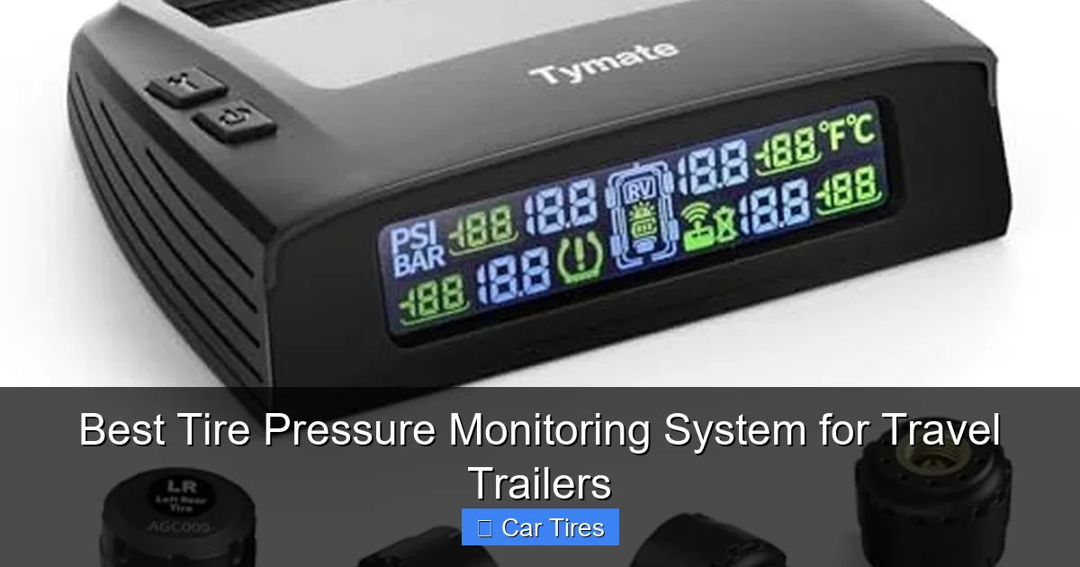 Best Tire Pressure Monitoring System for Travel Trailers
