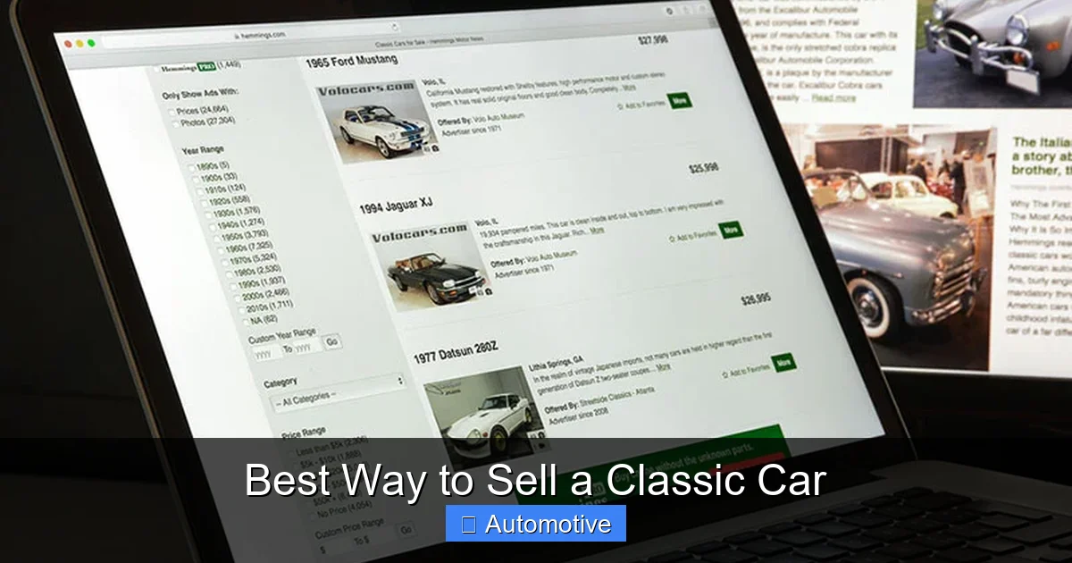 Best Way to Sell a Classic Car
