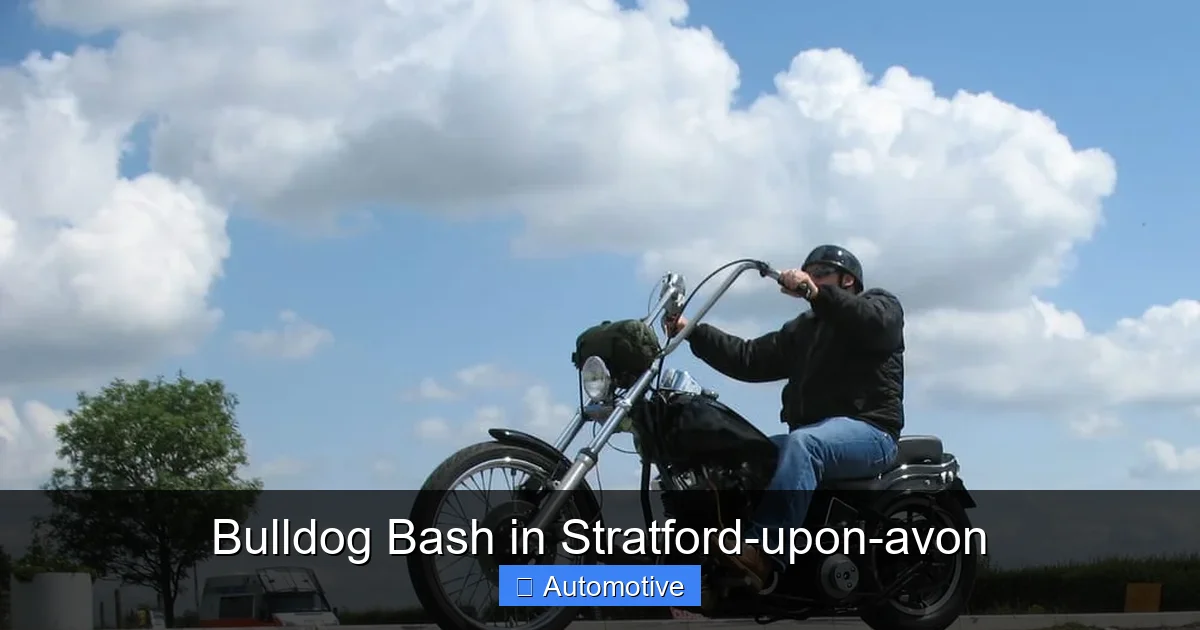 Bulldog Bash in Stratford-upon-avon