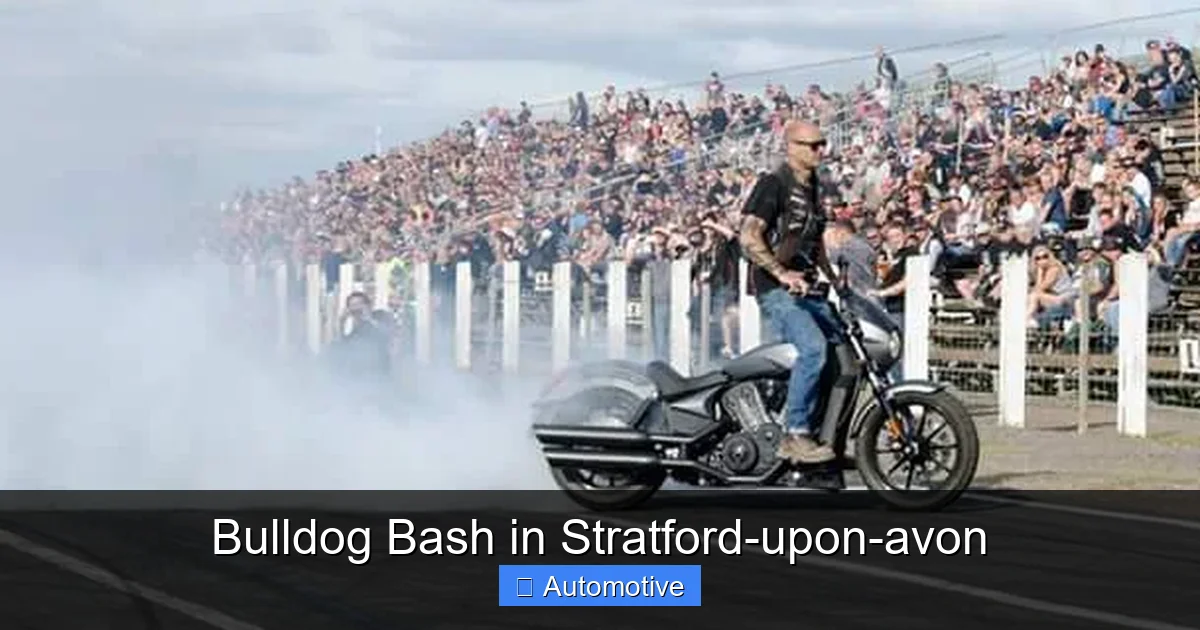 Bulldog Bash in Stratford-upon-avon
