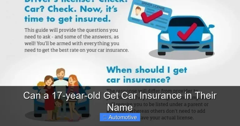 Can a 17-year-old Get Car Insurance in Their Name