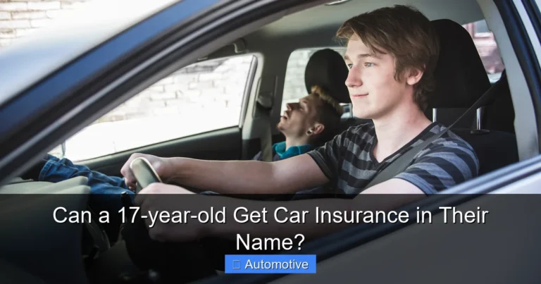 Can a 17-year-old Get Car Insurance in Their Name?