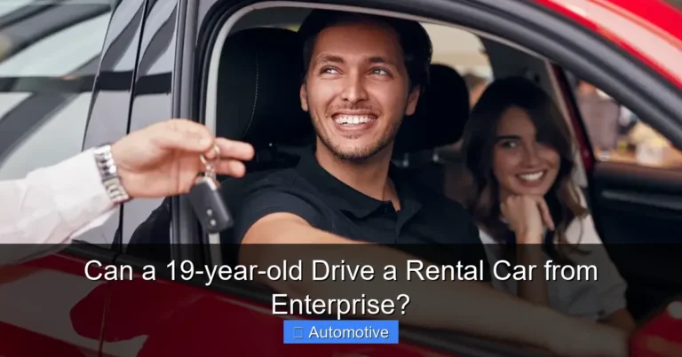 Can a 19-year-old Drive a Rental Car from Enterprise?