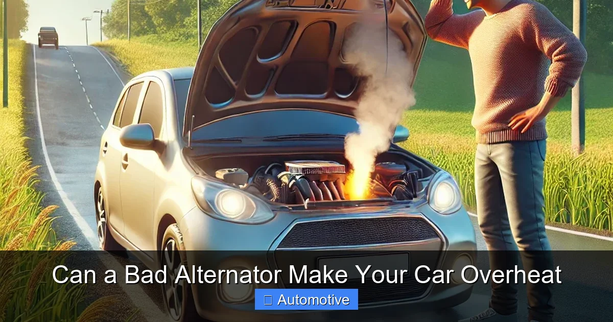 Can a Bad Alternator Make Your Car Overheat