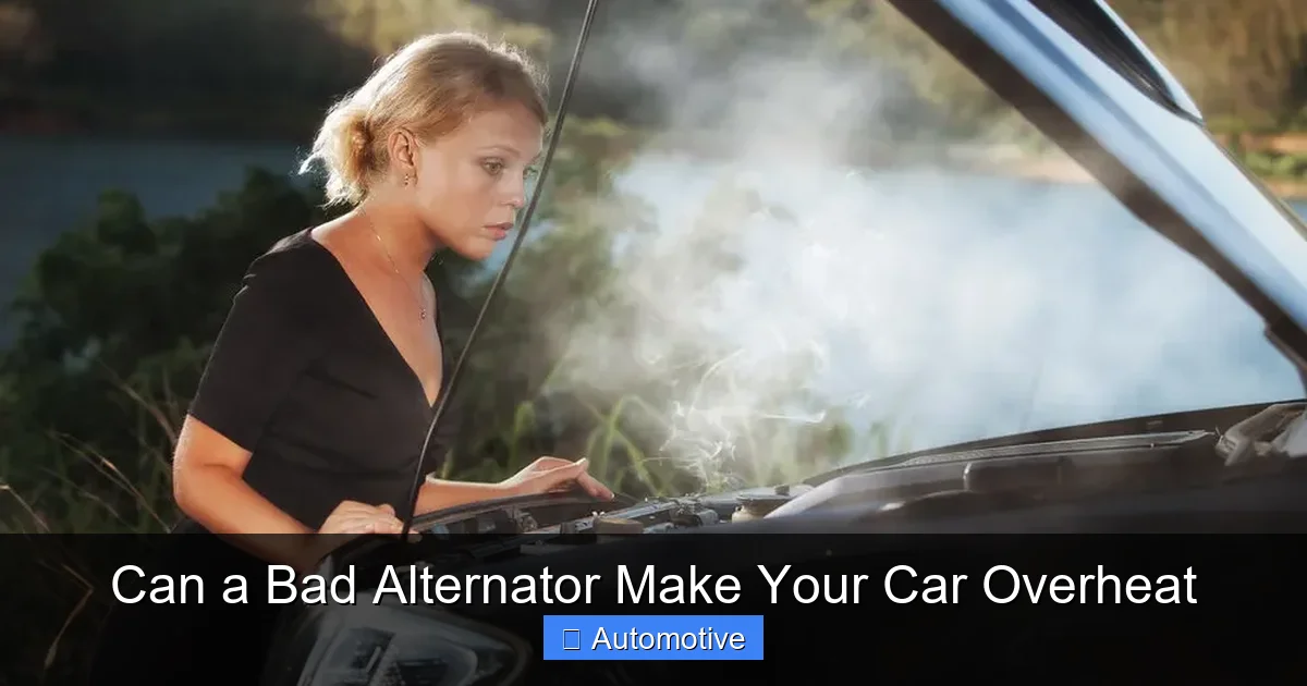 Can a Bad Alternator Make Your Car Overheat